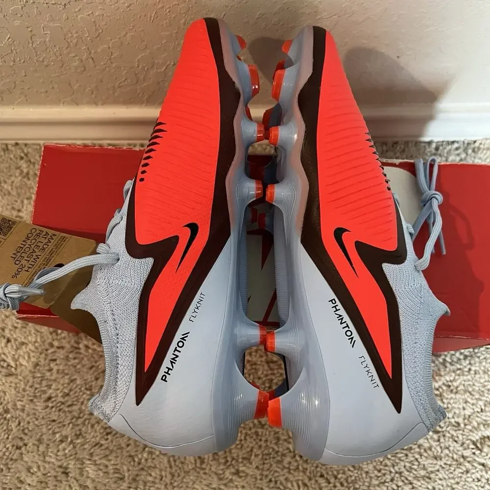 Nike Phantom 6 Low Pro FG Blue Crimson Red HJ4122-400 Men's Size 7 Cleats New